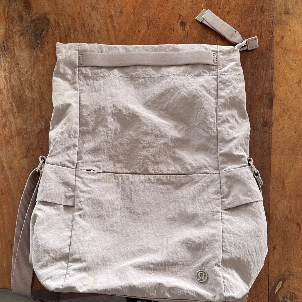 lululemon athletica Cream Hobo Bag
